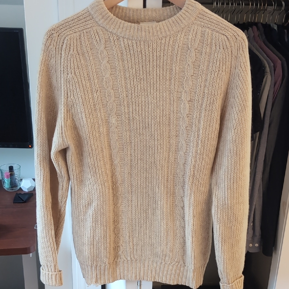 Men's Vintage Shetland Wool Sweater